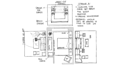 down2earth phoenix interior design bedroom drawing