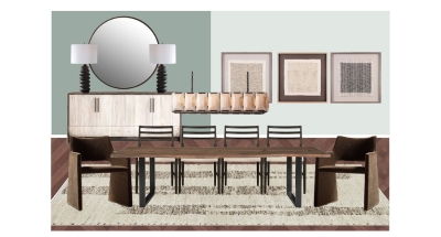 down2earth phoenix interior design dining room moodboard