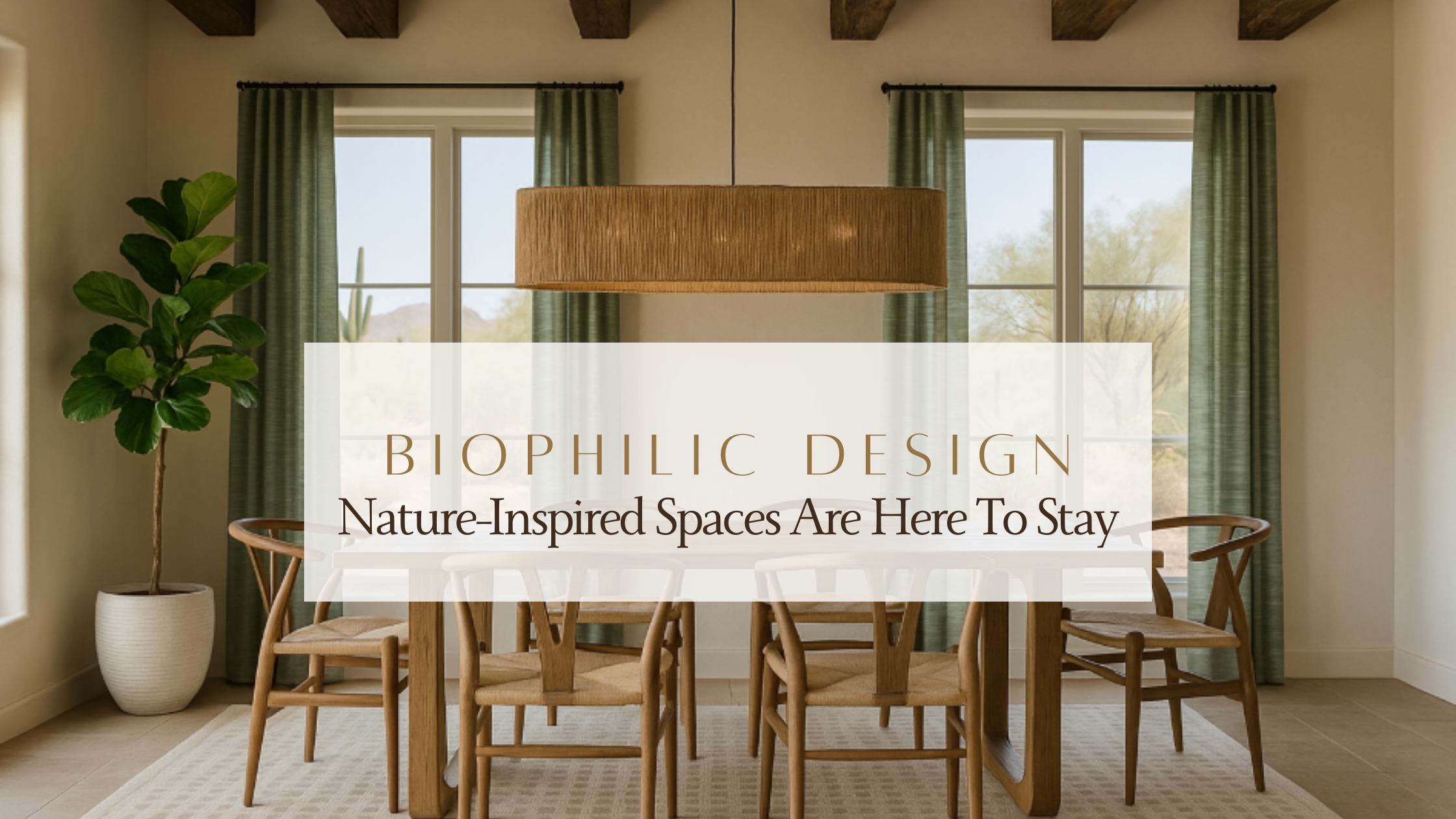 Biophilic Interior Design: Nature-Inspired Spaces Are Here to Stay
